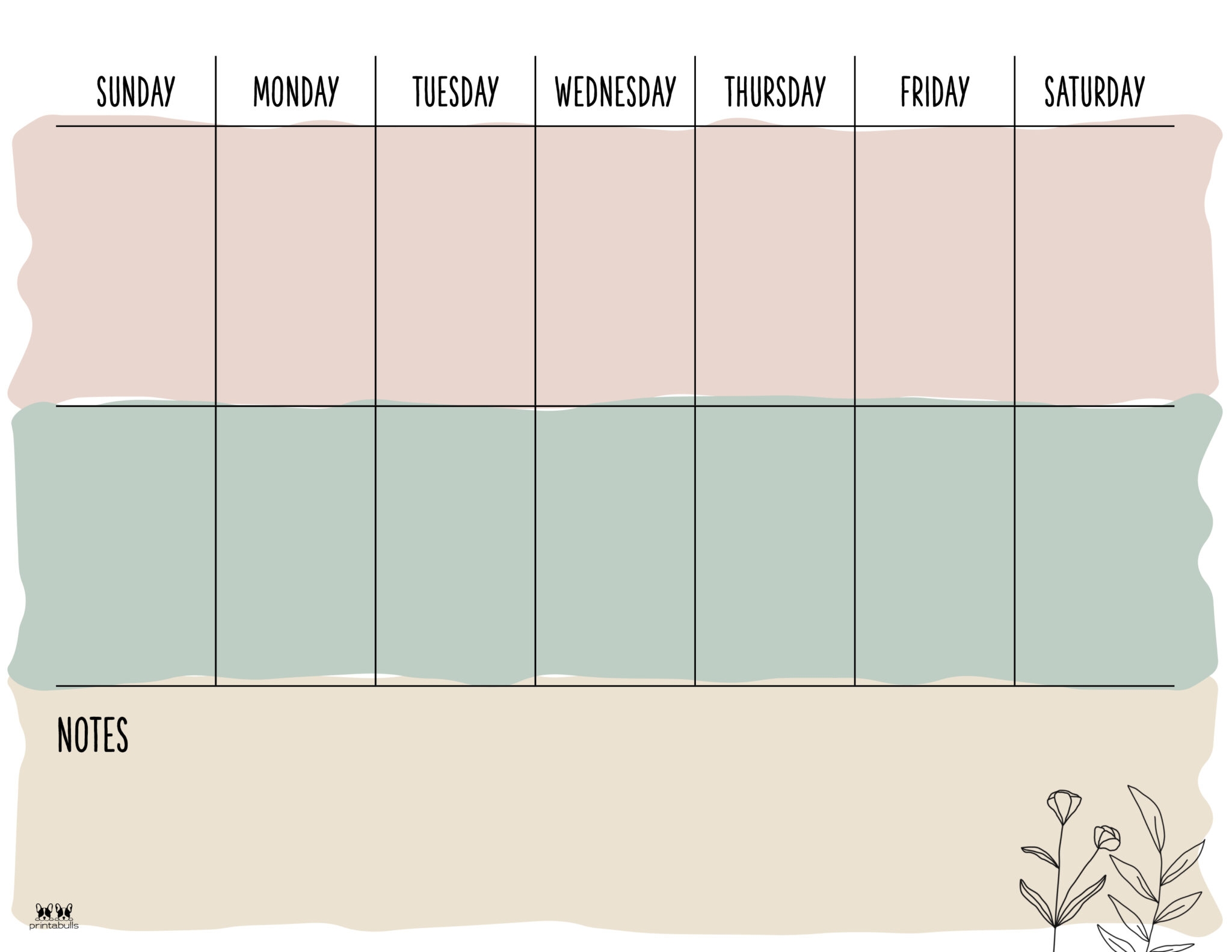 2 Week Planner Printable