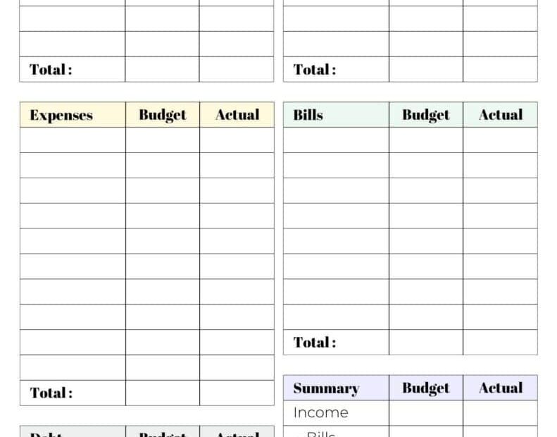 37 Budget Planners Trackers Cute Free Printables In 2024 Budget