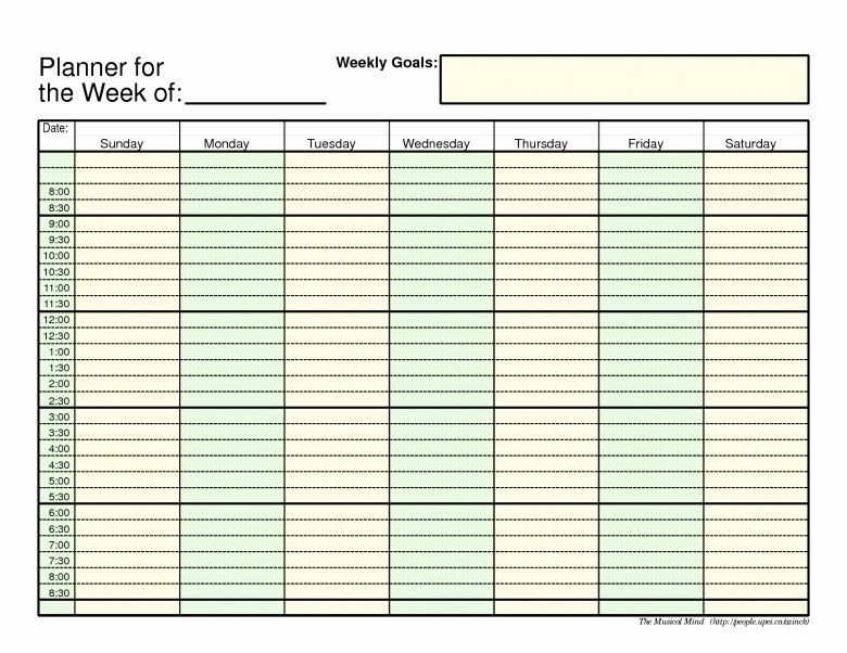 7 Day Weekly Planner Printable Pdf Vidsfelik