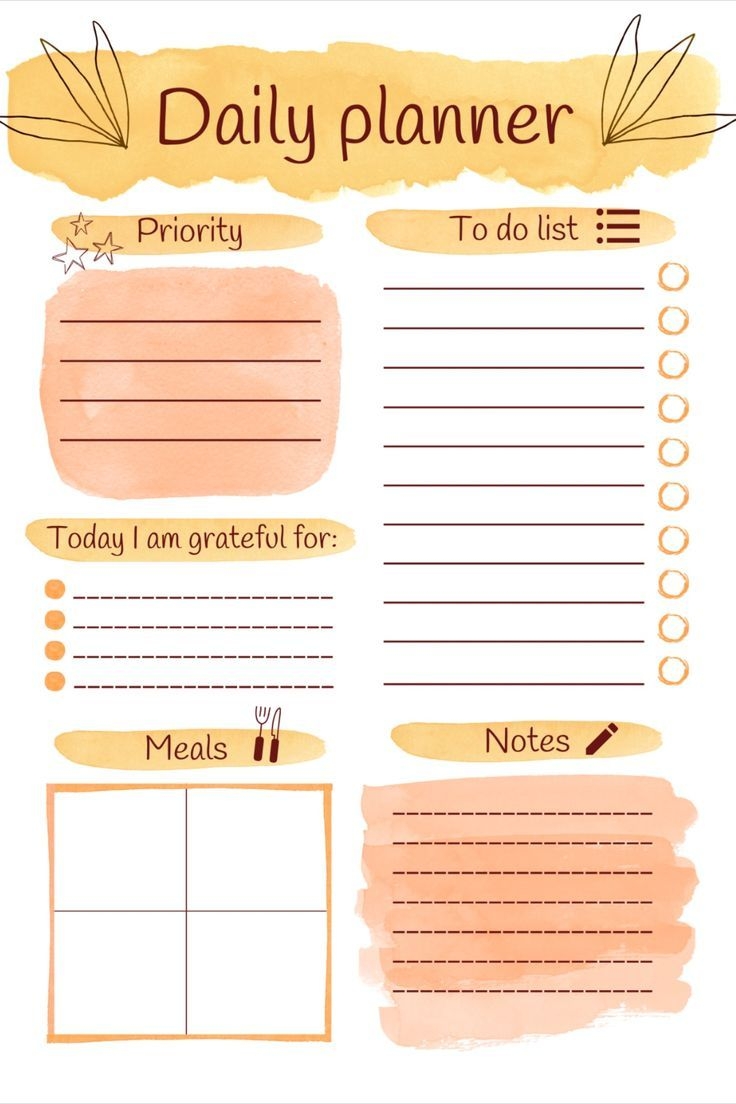 Daily Printable Planner Printable New Year Banners