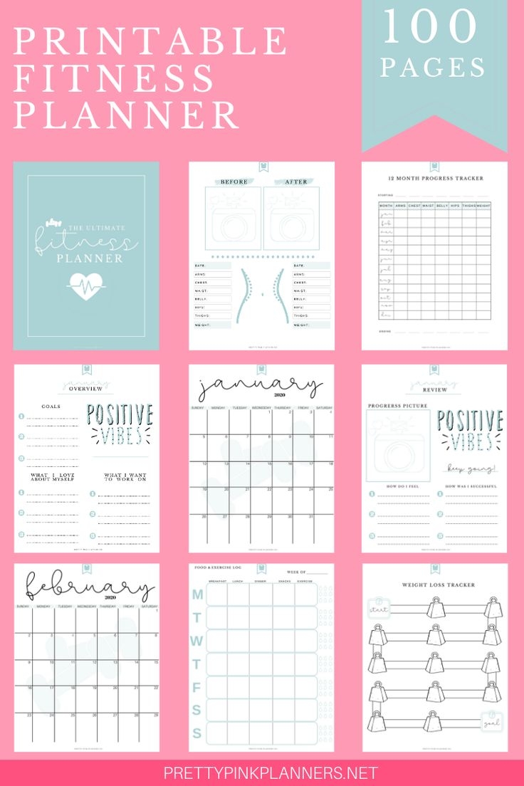Fitness Planner Printable Printable Calendars AT A GLANCE Fitness Planner Printable Printable Calendars AT A GLANCE