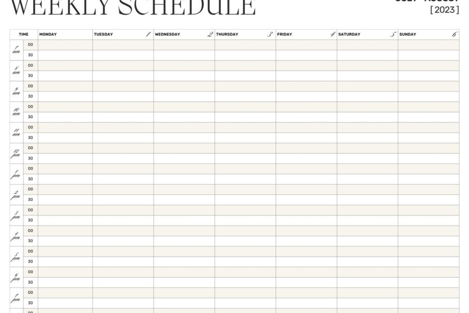 Free And Customizable Weekly Planner Templates Canva Worksheets Library