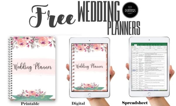 FREE Digital Or Printable Wedding Planner Wedding Spreadsheet