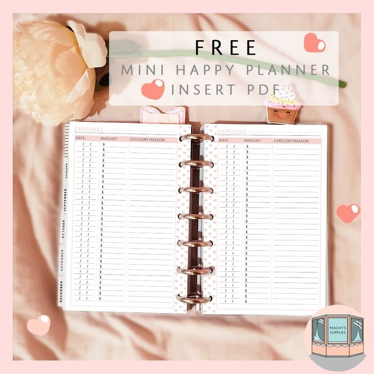 FREE Mini Happy Planner Printable PDF