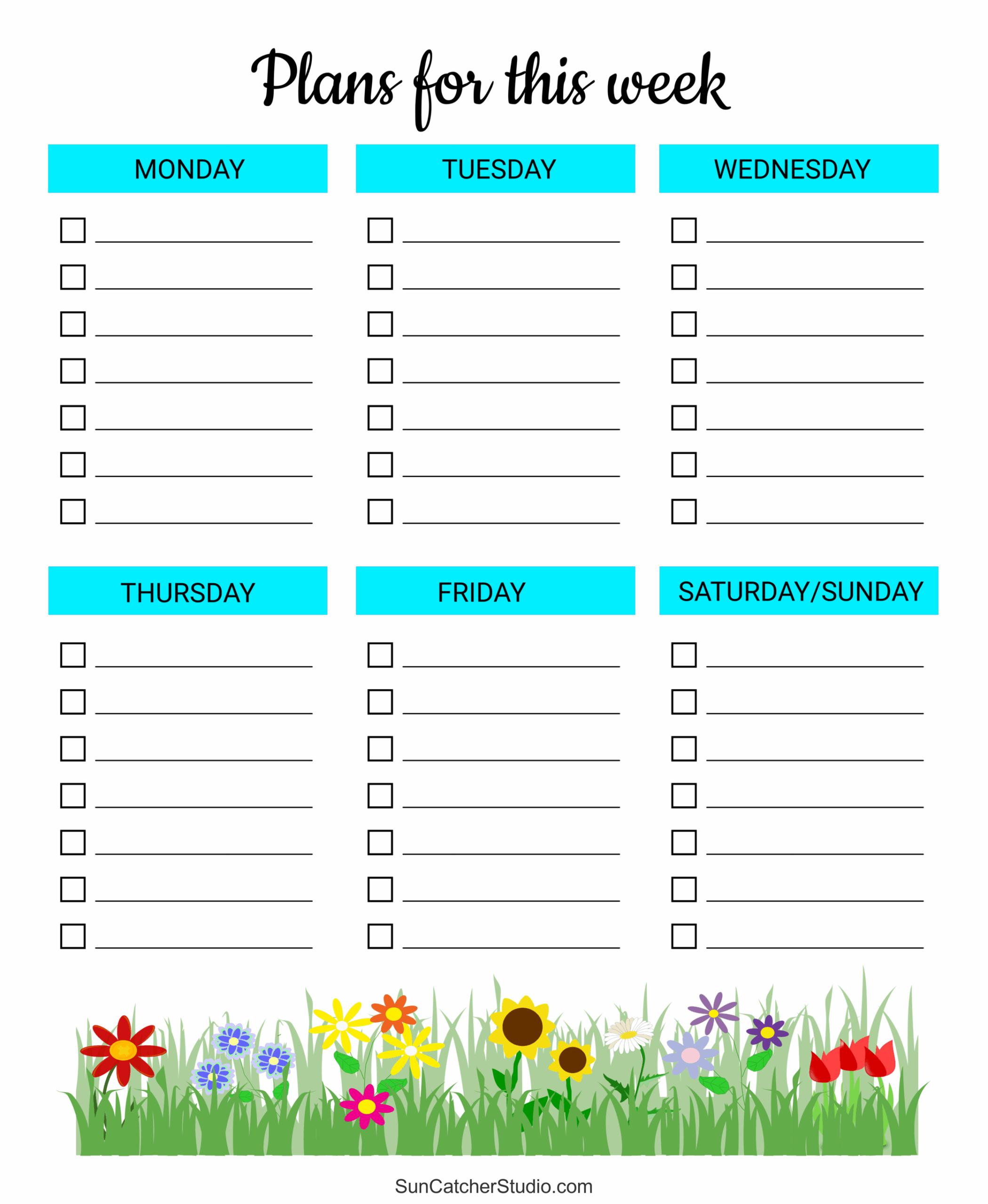 Free Pdf Printable Weekly Planner Free Printable Week Vrogue co