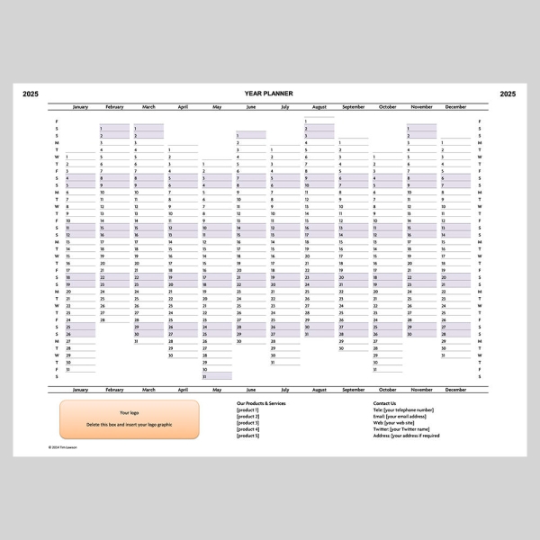 Free Printable 2025 Planner Rosa E Schalk