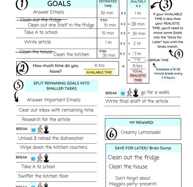 Free Printable ADHD Planner Honestly ADHD