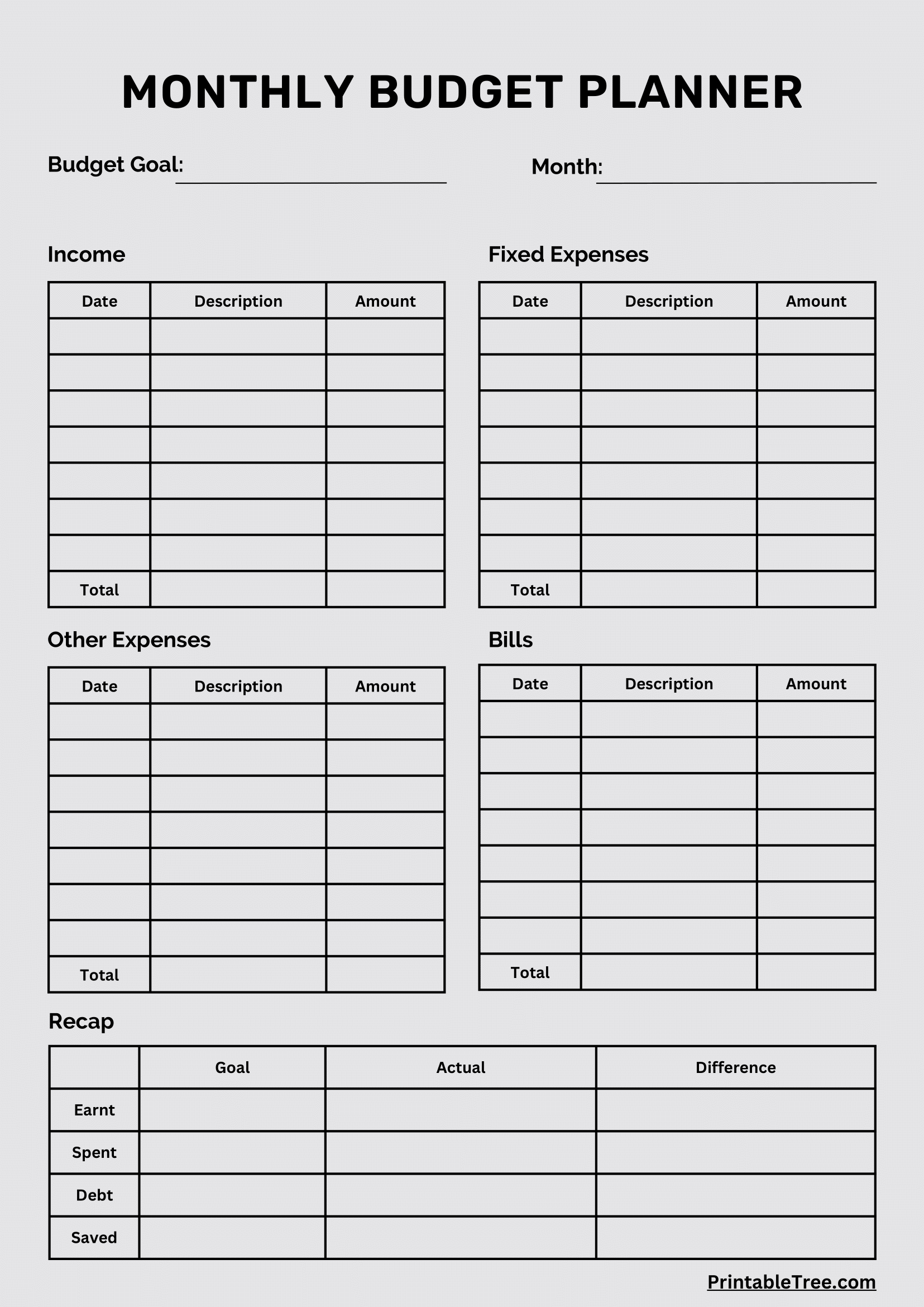 Free Printable Budget Planner 2024 Tildi Gilberte