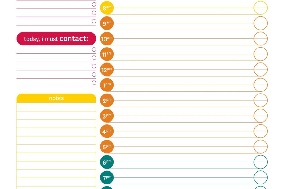 Free Printable Daily Planner 2025 Pdf Apollo Quinnt