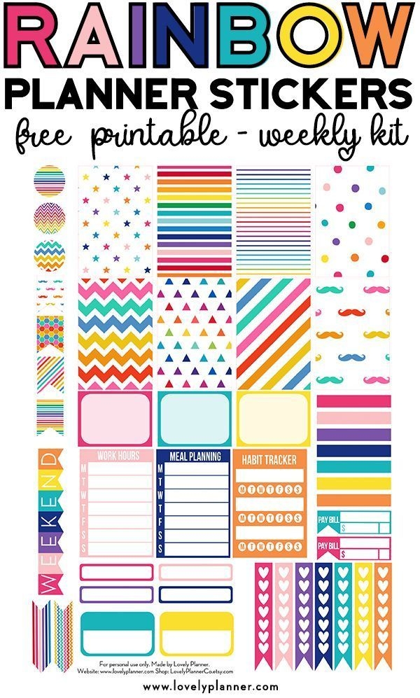 Free Printable Planner Stickers Dev onallcylinders