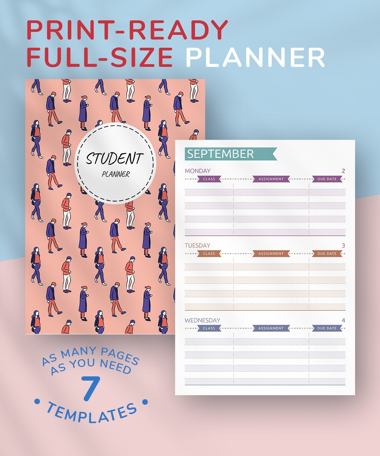 Free Printable Study Planner 2021 Pdf Printable Form Templates And 