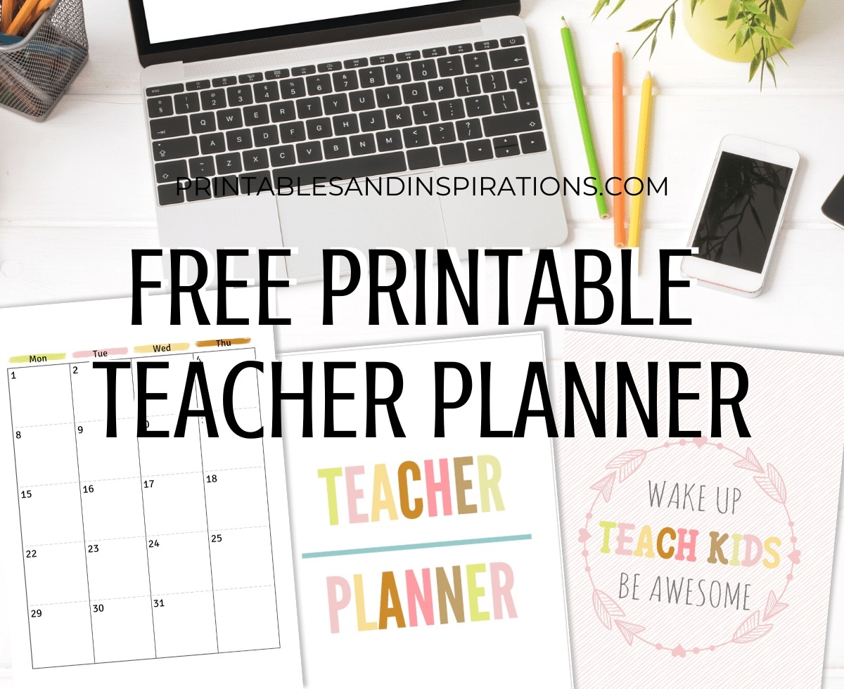 Free Printable Teacher Planner 2025 2025 Riku Vankoning