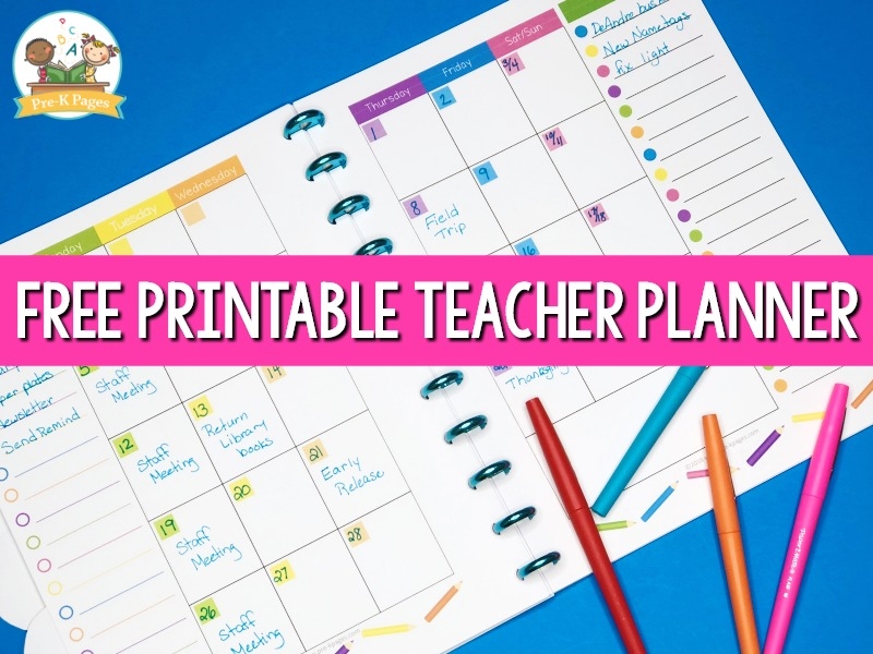 Free Printable Teacher Planner 2025 2025 Riku Vankoning
