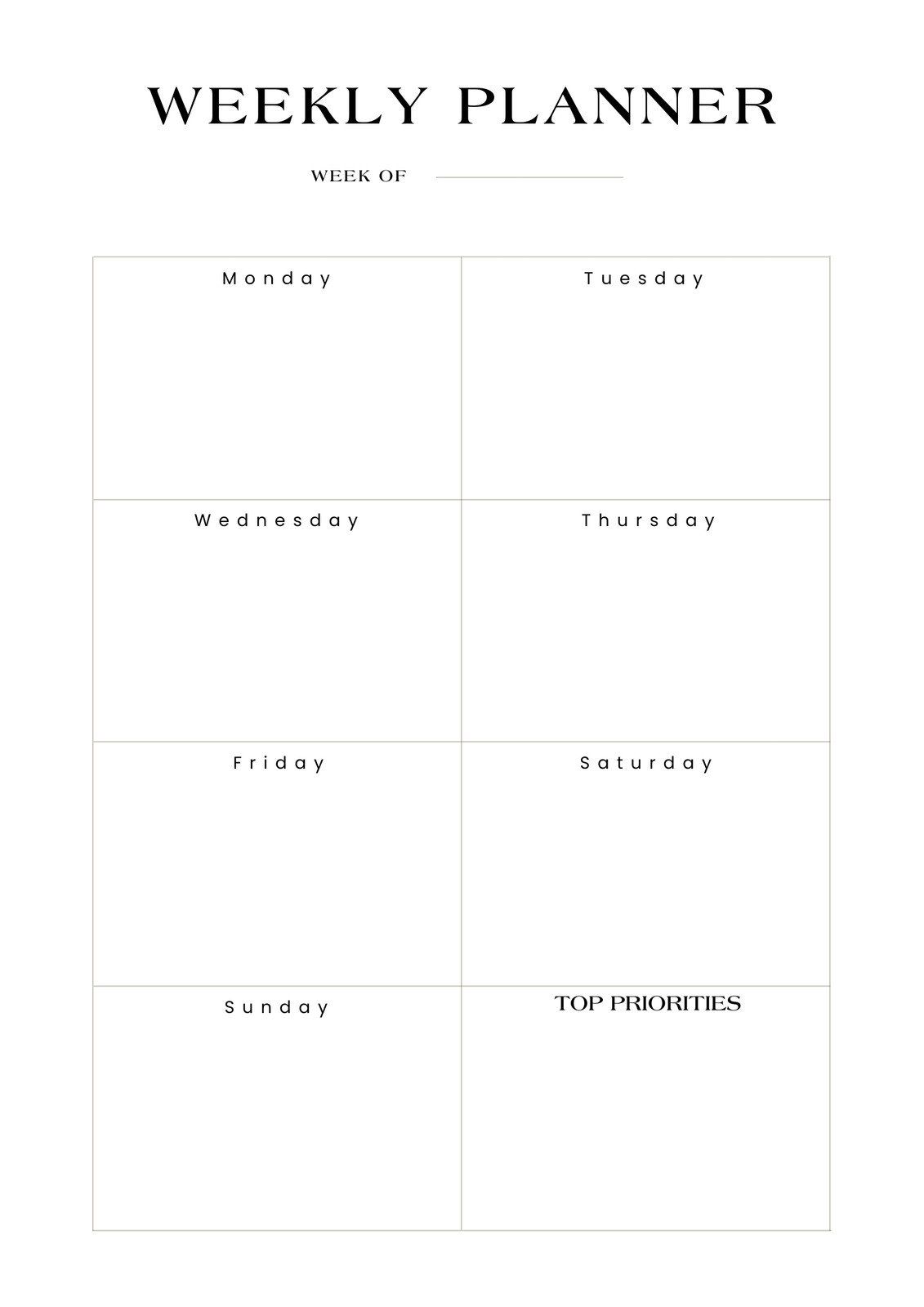 Free Weekly Planner Weekly Planner Free Weekly Calendar 59 OFF
