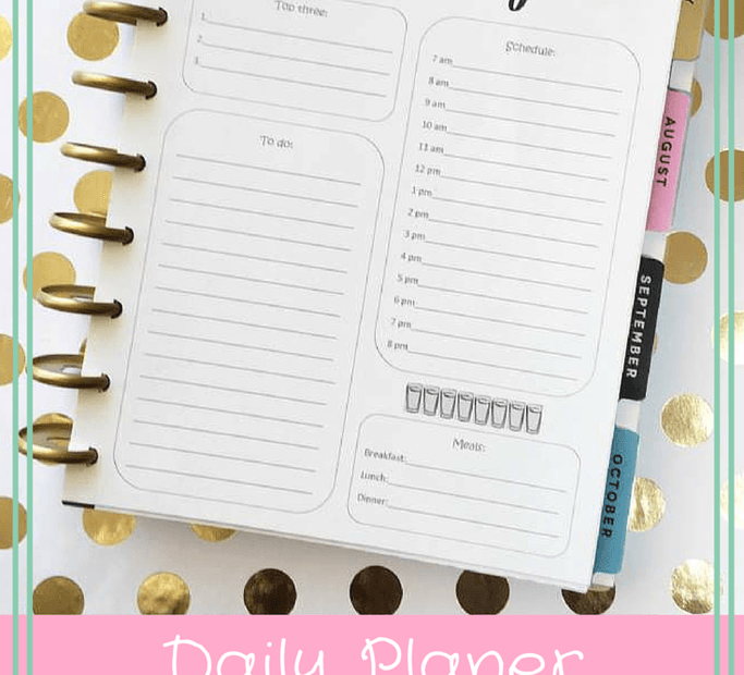 Happy Planner Free Printable Printable Calendar