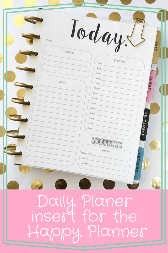 Happy Planner Free Printable Printable Calendar