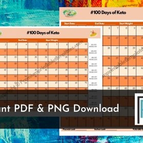 OMAD Planner One Meal A Day Planner 7 day Weekly Calendar Menu 