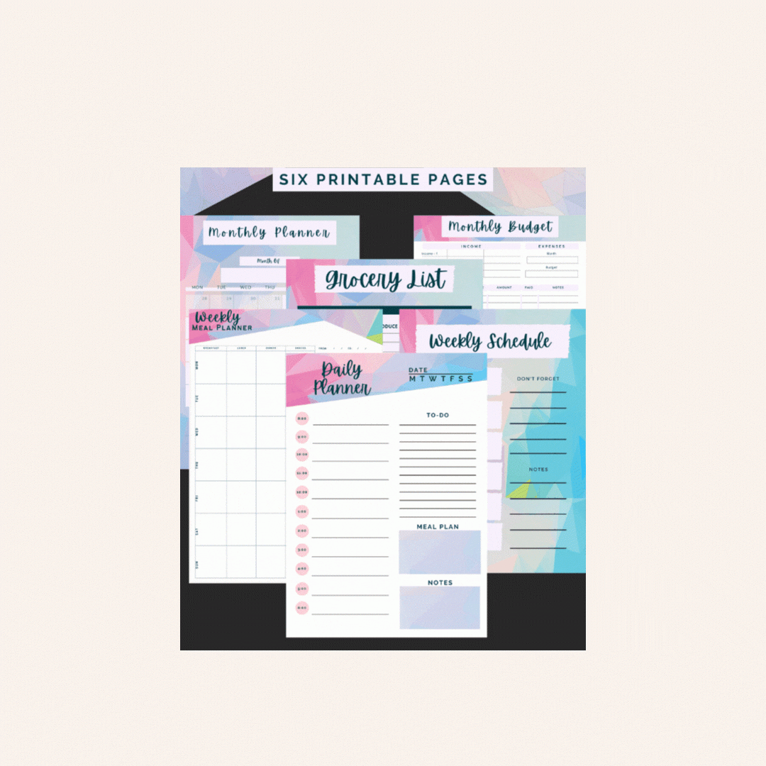 Planner Page Printables Printable New Year Banners