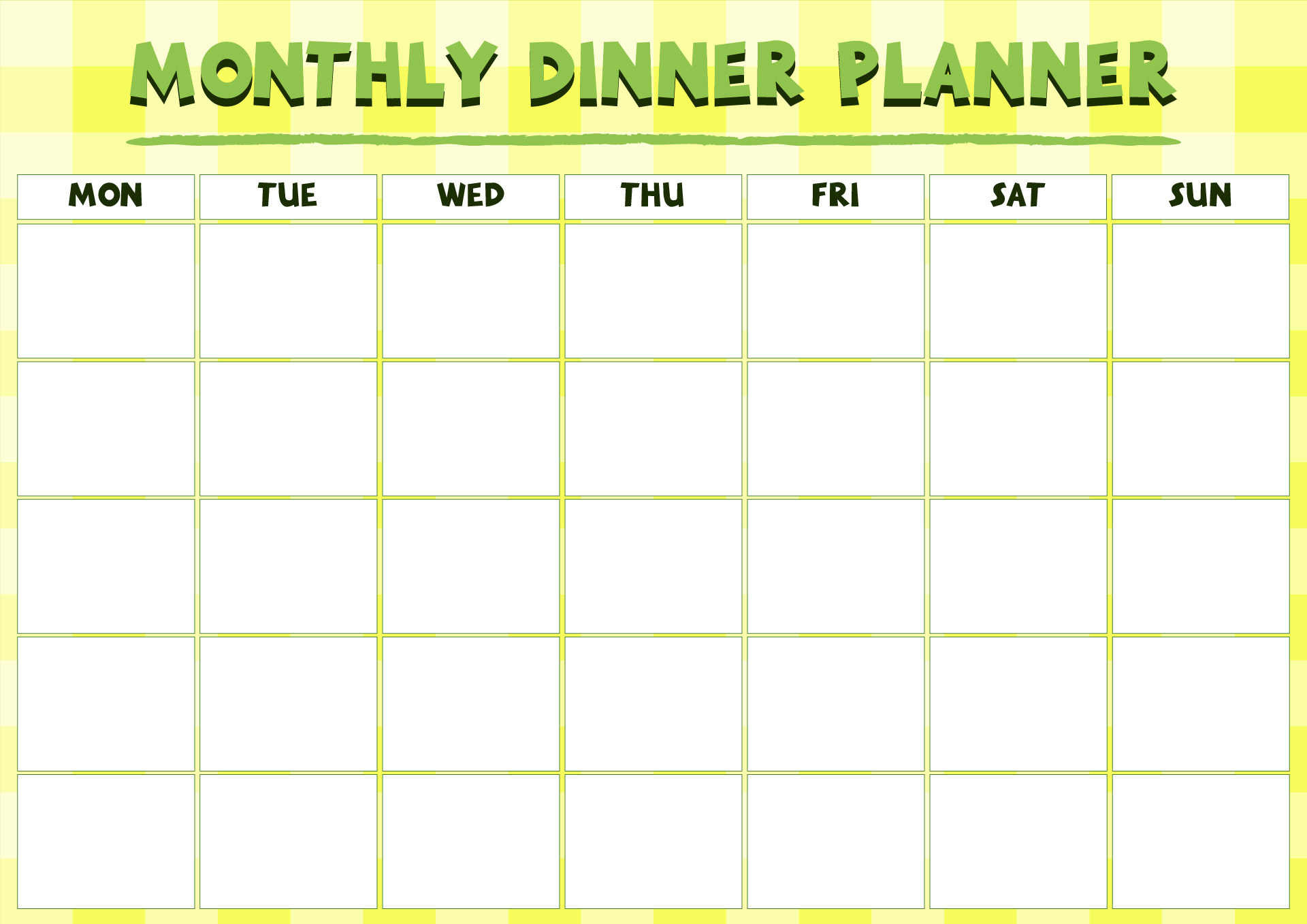 Printable Monthly Meal Planner Template Printable Templates Vrogue