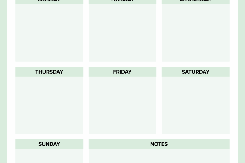 Printable Weekly Planner Template Pdf Printable Weekly Planner Riset