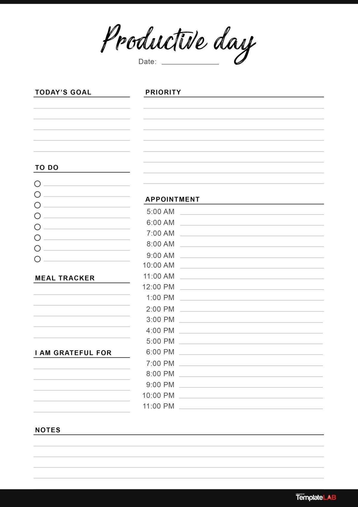 Printable Year Planner