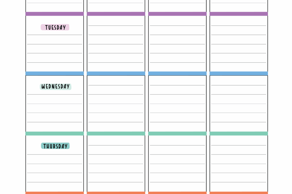 Weekly Cl Planner Template Infoupdate